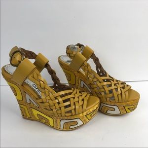 Naughty Monkey wedge heels